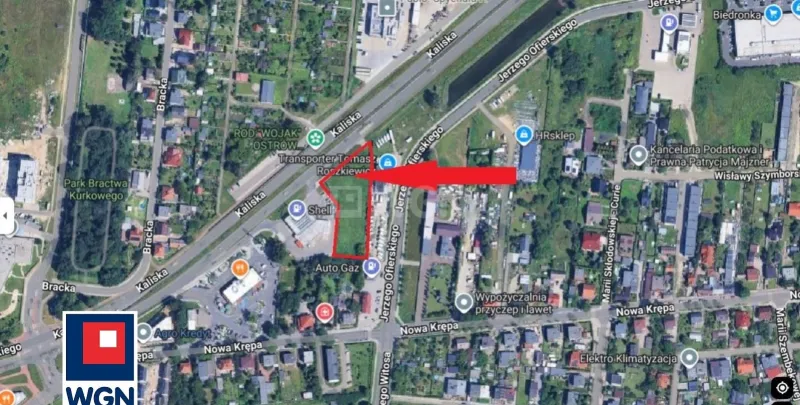 Grunt aktywizacja gospodarcza na  wynajem Ostrów Wielkopolski - Plac do wynajęcia MPZP/UP